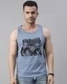 Shop Men's Blue Team Kakashi - Naruto T Anime Vest-Front