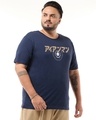 Shop Men's Blue Techno Iron Man Graphic Printed Plus Size T-shirt-Design