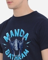Shop Men's Blue Thor Manda Bathram Graphic Printed T-shirt