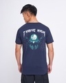 Shop Men's Blue Thrive High Graphic Printed T-shirt-Design
