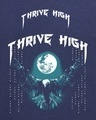 Shop Men's Blue Thrive High Graphic Printed T-shirt