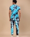 Shop Men's Blue and Black Tie & Dye Co-Ord Set