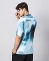 Shop Men's Blue Tie & Dye Oversized Shirt-Design
