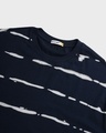Shop Men's Blue Tie & Dye Plus Size Oversized T-shirt