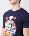 Shop Men's Blue Anime Time Seven Naruto Graphic Printed T-shirt