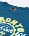 Shop Men's Blue Toronto Typography Oversized T-shirt