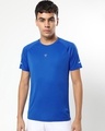 Shop Men's Blue Training Utility T-shirt-Front