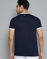 Shop Men's Blue Trust Typography Slim Fit T-shirt-Full