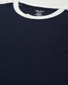 Shop Men's Blue Trust Typography Slim Fit T-shirt