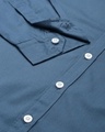 Shop Men's Blue Typography Shirt