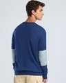 Shop Men's Blue Typography Super Loose Fit Sweater-Design