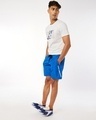 Shop Men's Blue Utility Shorts-Full