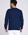 Shop Men's Blue Vintage Typography Sweatshirt-Full