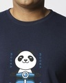 Shop Men's Blue Vroom Panda Graphic Printed Plus Size T-shirt