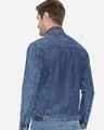 Shop Men's Blue Washed Denim Jacket-Full