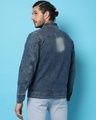 Shop Men's Blue Washed Denim Jacket-Design