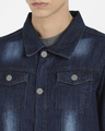 Shop Men's Blue Washed Denim Jacket