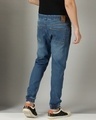 Shop Men's Blue Washed Jogger Jeans-Design