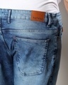 Shop Men's Blue Washed Oversized Plus Size Jeans