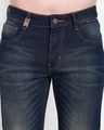 Shop Men's Blue Washed Slim Fit Jeans