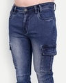 Shop Men's Blue Washed Slim Fit Jeans