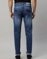 Shop Men's Blue Washed Slim Fit Jeans-Full