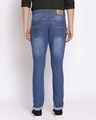 Shop Men's Blue Washed Slim Fit Mid Rise Clen Look Light Faded Jeans-Design