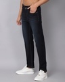 Shop Men's Blue Washed Straight Fit Jeans-Full