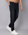 Shop Men's Blue Washed Straight Fit Jeans