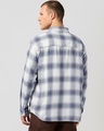 Shop Men's Blue & White Checked Oversized Shirt-Design