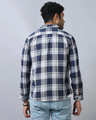 Shop Men's Blue & White Checked Shirt-Design