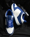 Shop Men's Blue & White Color Block Casual Shoes-Front