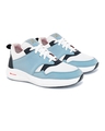 Shop Men's Blue & White Color Block Running Shoes-Full