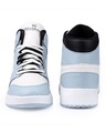 Shop Men's Blue & White Color Block Sneakers