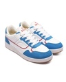 Shop Men's Blue & White Color Block Sneakers-Front