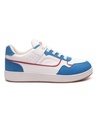 Shop Men's Blue & White Color Block Sneakers