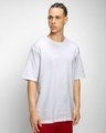 Shop Pack of 2 Men's Blue & White Oversized T-shirt-Design