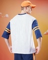Shop Men's Blue & White Ramen Jersey Graphic Printed Oversized T-shirt-Full