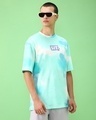 Shop Men's Blue & White Snoopy King Tie & Dye Oversized T-shirt-Design