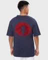 Shop Men's Blue Witcher Of Rivia Graphic Printed Oversized T-shirt-Design