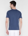 Shop Men's Blue Work for It Typography Slim Fit T-shirt-Design