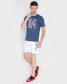 Shop Men's Blue Work for It Typography Slim Fit T-shirt-Full