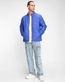 Shop Men's Blue & Yellow Reversible Puffer Jacket