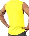 Shop Pack of 2 Men's Blue & Yellow Typographic Slim Fit Vest