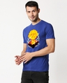 Shop Men's Blue Zenitsu Graphic Printed Cotton T-shirt-Full