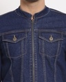 Shop Men's Blue Zipped Jacket