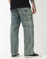 Shop Men's Bluish Green Washed Straight Fit Jeans-Design