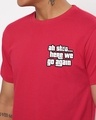 Shop Men's Bold Red Ah Shit Typography T-shirt