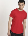 Shop Men's Bold Red Apple Cut T-shirt-Design