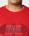 Shop Men's Bold Red Batman Logo Graphic Printed Plus Size T-shirt